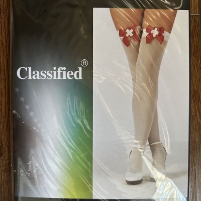 RARE SEXY!! Vintage (BLACK) Classified Nurse Stockings Style H 2339 Influencer